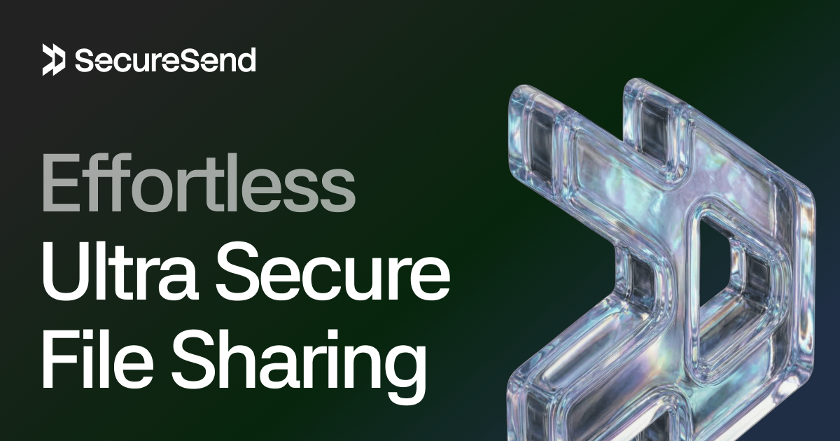 SecureSend — Effortless End-to-End Encrypted Zero-Knowledge File Sharing.